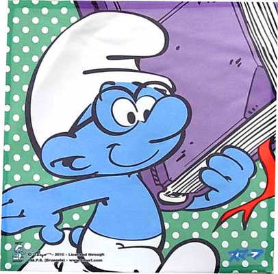 Amazon.co.jp: スマーフ マイクロファイバーミニタオル (ブレイニー